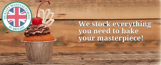 We stock everything you need to bake your masterpiece!