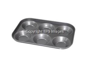 6 Cup Bun Baking Tray 