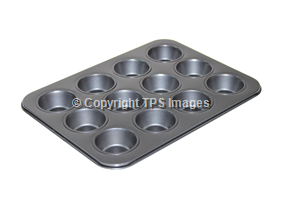 12 Cup Mini Muffin Tray with a Non-Stick Finish