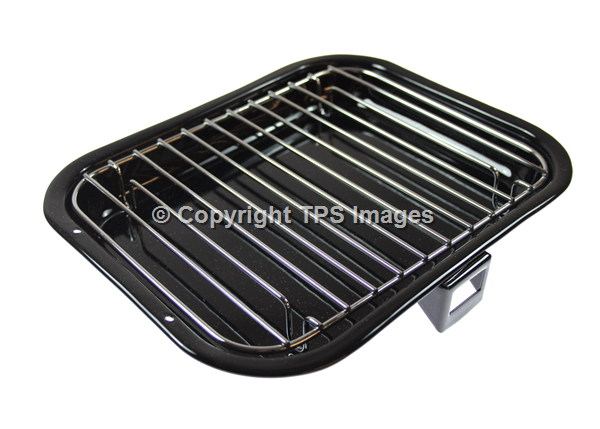 Small Grill Pan with a Small Wire Rack and Pan Handle