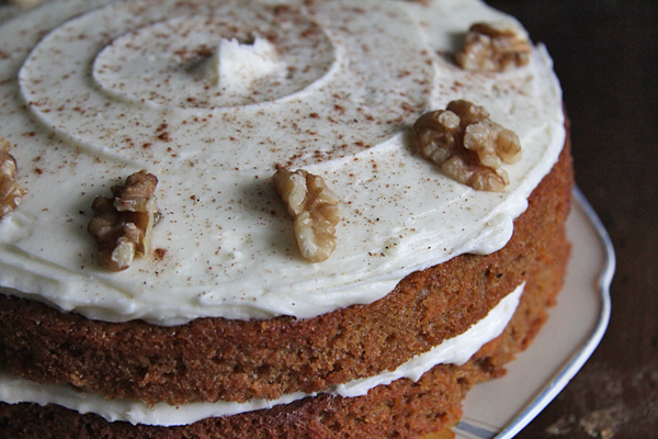 Carrot & Walnut Cake