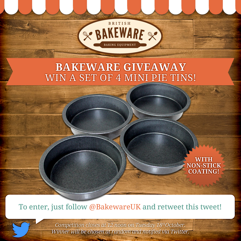 Win 4 mini pie tins!