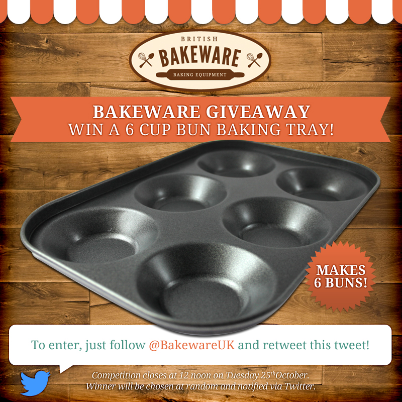 Win a 6 cup bun baking tray