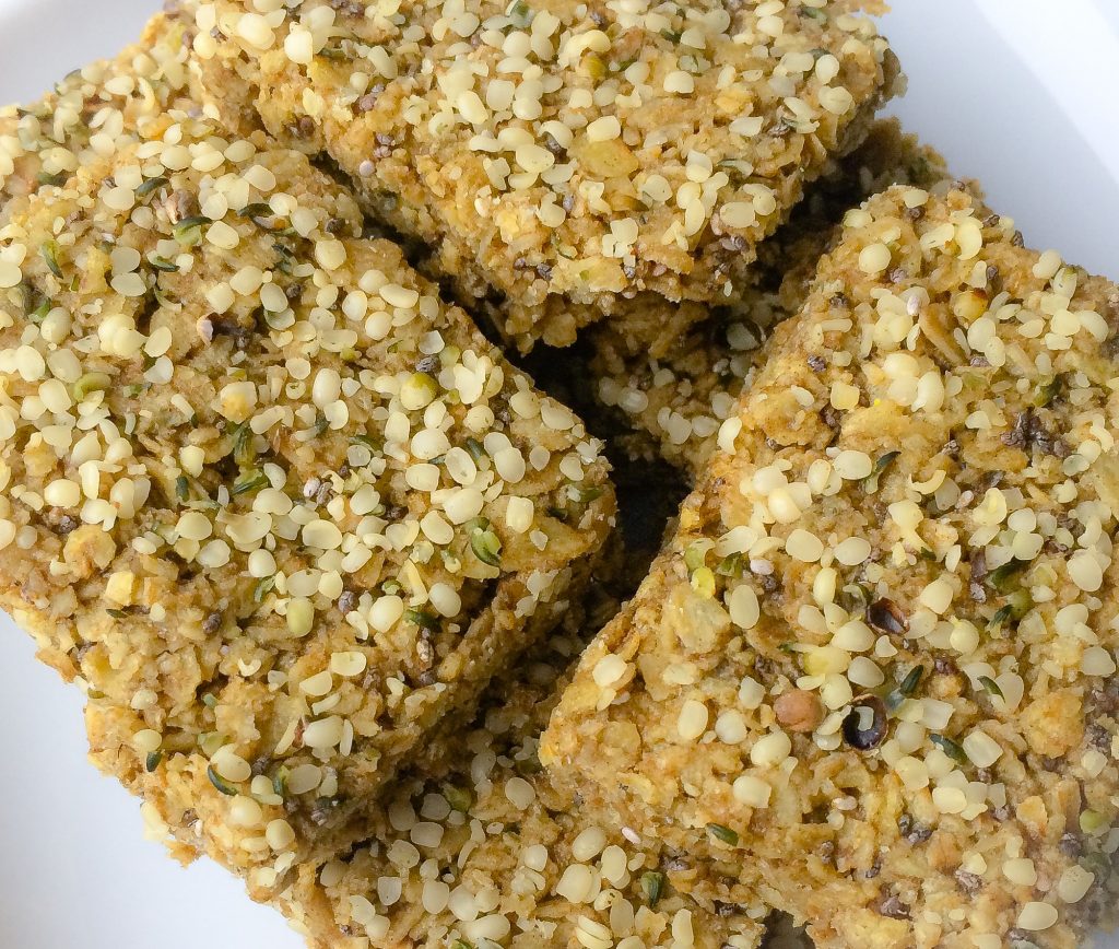 Chia and Hemp Protein Flapjacks