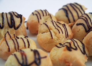 Homemade Profiteroles